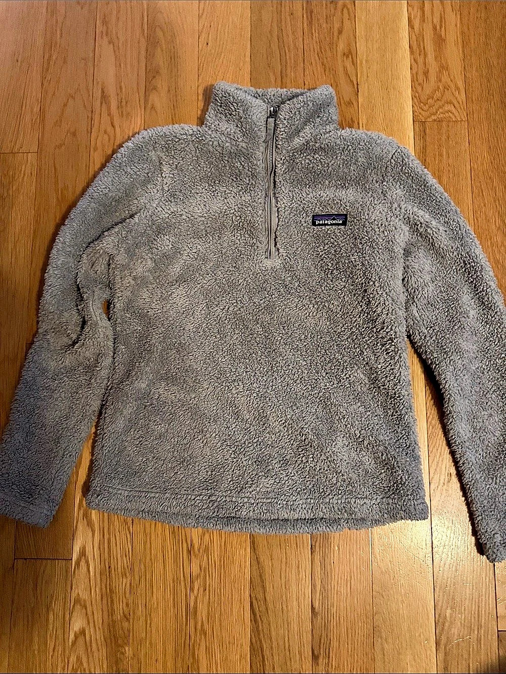 Patagonia Gray Fleece Pullover Women Size Small